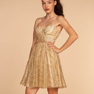 Sweetheart Neck Short Homecoming Dress GSGS1627
